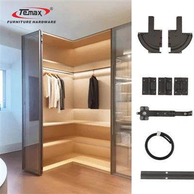 Temax Folding Swing Door System For Framed Doors TM035