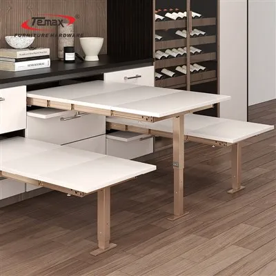 TEMAX Sliding Telescopic Concealed Dining Table Rail DB5002T