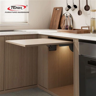 TEMAX Fold Up Shelf Hinge Heavy Duty 40KG Soft Close Lift Support DB5017TS