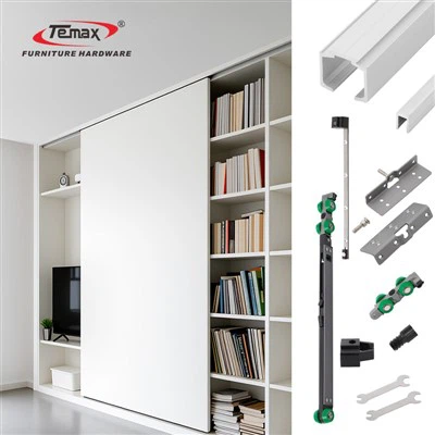Temax Soft Close Sliding Wardrobe Rollers System M51A