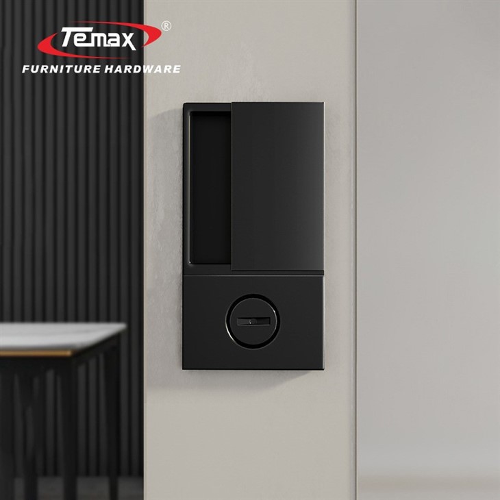 Temax Sliding Door Flush Mount Door Lock Zinc Alloy Lock Core X001